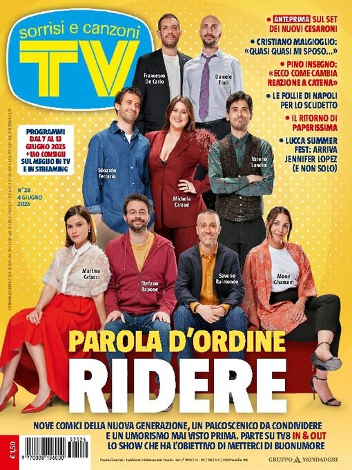 Mondadori Media S.p.A., S.L.L.作のTV Sorrisi e Canzoniの作品詳細 - 貸出可能